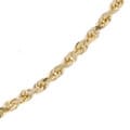 Roberto Martinez 14k Yellow Gold Diamond-cut Rope Chain Necklace (1.75 mm) (16-30 inches)