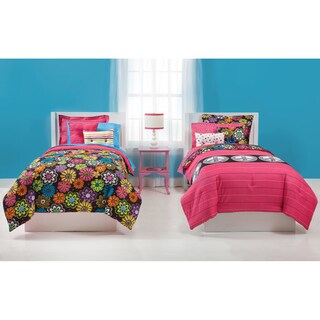 Jackie Peace & Thank You 7-piece Bed in Bag with Sheet Set