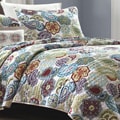 Mizone Asha 4-piece Paisley Polyester Patterned Microfiber Quilt Set