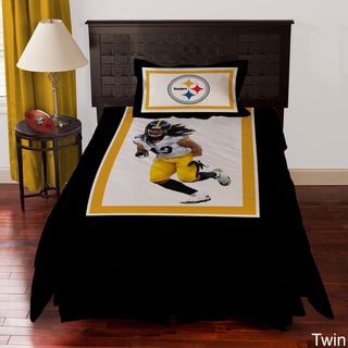 Pittsburgh Steelers Troy Polamalu 4-piece Comforter Set