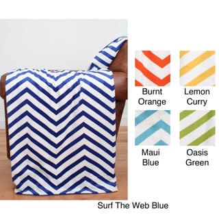 Large Chevron 50 x 60 Microplush Throw