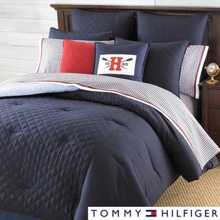 Tommy Hilfiger Prep Midnight Comforter and Euro Sham Separates