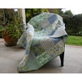 Vintage Jade Quilted Throw