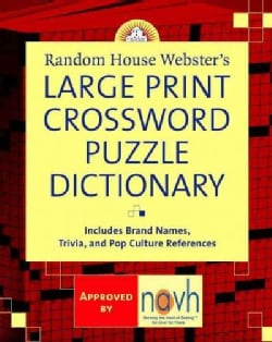 Random House Webster's Large Print Crossword Puzzle Dictionary (Paperback)