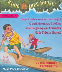 Magic Tree House Collection 7 Books 25-28: Stage Fright on a Summer Night/Good Morning, Gorillas/Thanksgiving on T... (CD-Audio)