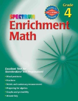Spectrum Enrichment Math, Grade 4 (Paperback)