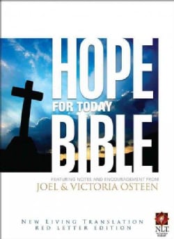 Hope for Today Bible: New Living Translation, Red Letter Edition, Gilded Page Edges, Black (Paperback)