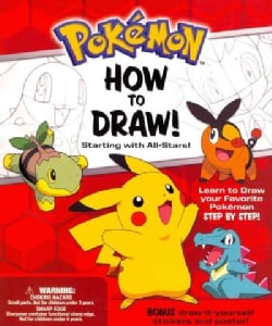 Pokemon How-to-Draw! Kit: Starting With All-Stars!