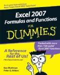 Microsoft Office Excel 2007 Formulas & Functions for Dummies (Paperback)