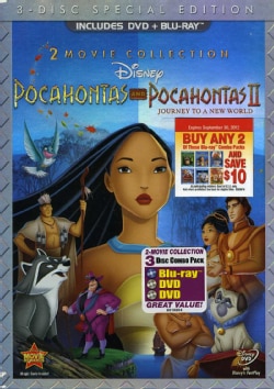 Pocahontas & Pocahontas II: Journey To A New World (Special Edition) (Blu-ray/DVD)