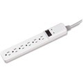 Fellowes Surge Protector 6-Outlets, 230 Joules