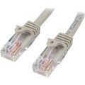 StarTech.com 6 ft Cat5e Gray Snagless Crossover RJ45 UTP Cat5e Patch