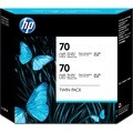 HP No. 70 Twin Pack Photo Black Ink Cartridge