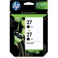 HP No. 27 Twinpack Black Ink Cartridge