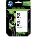 HP No. 96 Twinpack Black Ink Cartridge with Vivera Ink