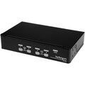StarTech.com 4-port 1U Rack Mount USB PS/2 KVM Switch