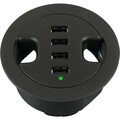 Belkin 4 Port 3 inch In-Desk USB Hub