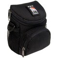 Norazza Black Nylon Camcorder/Digital Camera Case with Shoulder Strap