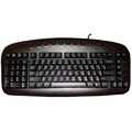 Left Handed Keyboard Wired USB Black