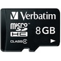 Verbatim 8GB microSD High Capacity (microSDHC) Card - Class 4