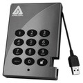 Apricorn Aegis Padlock 256-bit AES Encrypted External Hard Drive