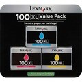 Lexmark 14N0684 100XL Color High-yield Ink Cartridge Tri-pack