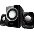 Coby 50-Watt Multimedia Speaker System with Amplified Subwoofer