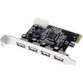 StarTech.com 4 Independent Port PCIe USB 2.0 Adapter Card