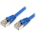 StarTech.com 6 ft Cat5e Blue Snagless Shielded RJ45 F/UTP Cat 5e Patc