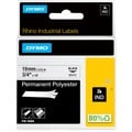 Dymo RhinoPRO Permanent Polyester Tape - 0.75" x 18.0' - Tape