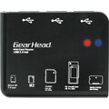 Gear Head CR7500H Flash Reader/USB Hub Combo