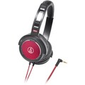 Audio-Technica ATH-WS55 Headphone - Stereo - Red, Black - Mini-phone