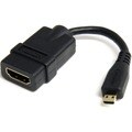 StarTech.com 5in High Speed HDMI Adapter Cable with Ethernet to HDMI