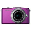 Olympus E-PM1 12MP Purple Digital Camera with 14-42mm II Lens