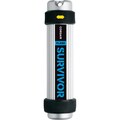 Corsair Flash Survivor 32 GB USB 3.0 Flash Drive - Silver, Black