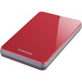 Toshiba Canvio 1 TB 2.5" External Hard Drive - 1 Pack - Red