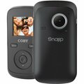 Coby SNAPP CAM3005 Digital Camcorder - 1.4" LCD - CMOS - SD - Black