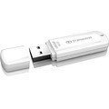 Transcend JetFlash 370 4 GB USB 2.0 Flash Drive - White