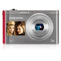 Samsung DualView DV300F 16.1MP Silver/Red Digital Camera