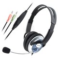 eForCity Over-the-head Hands-free VoIP/Skype Wired Stereo Headset