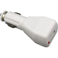 eForCity Universal USB Car Charger Adapter, White