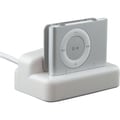 White 2-in-1 Multifunction Cradle for Apple iPod Shuffle 2nd Gen