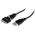 StarTech.com 0.65m Apple Dock Connector or Micro USB to USB Comb