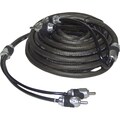 Brand X 20' Foot Hi-End Black/Silver Stereo RCA Cable