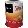 Sony DVD Recordable Media - DVD-R - 8x - 4.70 GB - 100 Pack Spindle