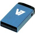 V7 VU28GCR 8 GB USB 2.0 Flash Drive - Blue