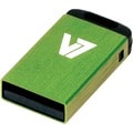 V7 VU28GCR 8 GB USB 2.0 Flash Drive - Green