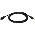 QVS 6ft Toslink to MiniToslink Digital/SPDIF Optical Audio Cable