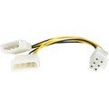 StarTech.com 6in LP4 to 6 Pin PCI Express Video Card Power Cable Adap