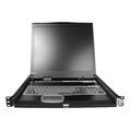 StarTech.com 1U 19" Rack Mount LCD Console w/ KVM Switch Module
